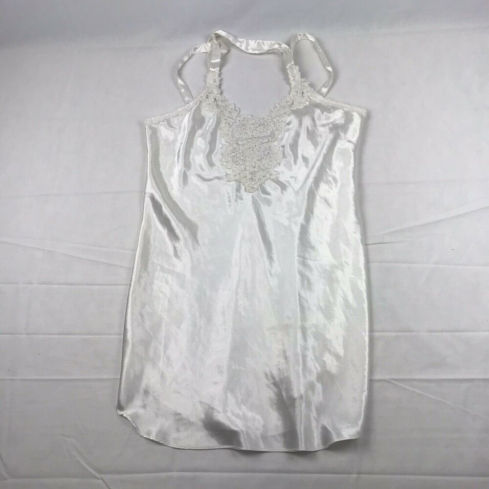 Intimo Amore . Womens Lingerie Slip Nightgown‎ White Size M